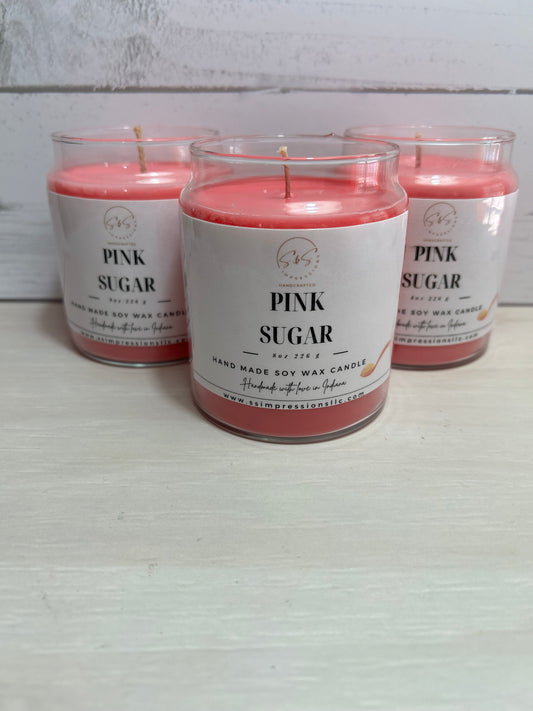 Pink Sugar Candle