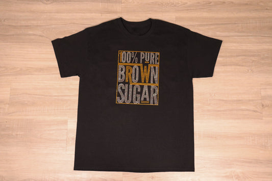 100% Brown Sugar Rhinestone T-shirt